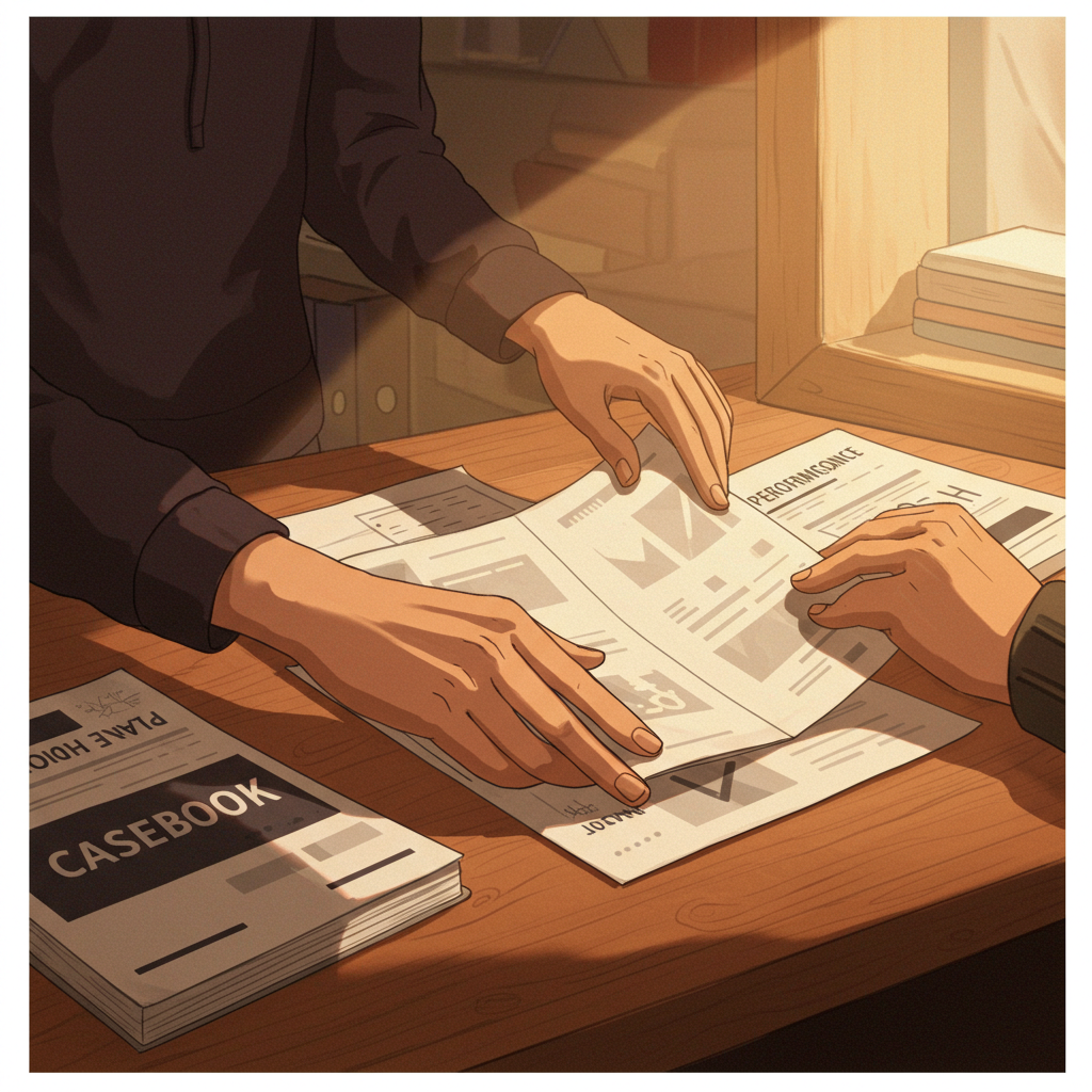 사례집 제작업체 선정기준 6가지 이미지입니다