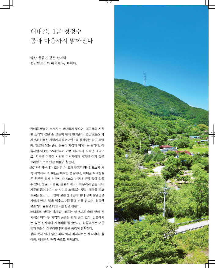 매거진제작 내지디자인 샘플입니다.